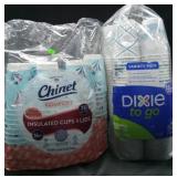 70ct insulated cups and lids Chinet comfort. 92ct