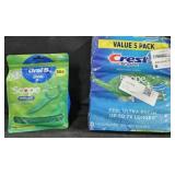 Oral-B floss pickers 300 count. Crest toothpaste