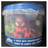 Bath Squirter bucket set. Spider Friends