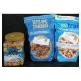 2lb whole cashews unsalted. 27oz Wilde Terra