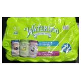 24pk variety Waterloo sparkling water