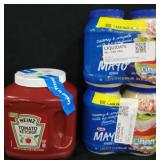 114oz heinz ketchup 2 2pk 30oz kraft mayo