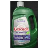Cascade Platinum dishwasher detergent 125oz