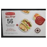 Rubbermaid 56 storage containers and lids