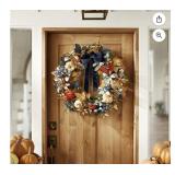 30' Blue Harvest Wreath