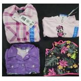 Girl's clothes from size 2T to 10/12. Jackets and