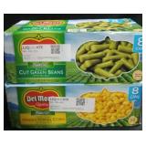 8pk del monte green beans.  8pk del monte whole