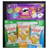 36ct snack cups Pringles. 30ct garden veggie