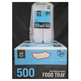 Paper food trays 500 count. Nacho trays 200 count