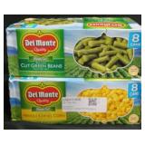 8pk del monte whole kernel corn. 8pk del monte