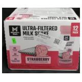 12pk ultra filtered milk shakes strawberry