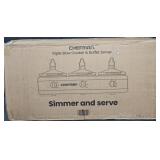 Chefman triple slow cooker and buffet server. Not
