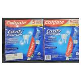 2- Colgate toothpaste 5 tubes each