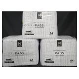 3- Total Protection pads for women 64 count each