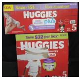 Huggies size 5 diapers 300 count