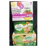 12pk Organic superfood smoothie strawberry banana
