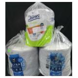 225ct. Chinet classic lunch paper plates. 2 204ct