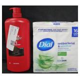Old Spice Swagger shampoo 39oz. Dial bar soap 16
