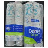 2 12oz 92ct variety pk Dixie to go paper cups and