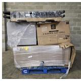 Freight skid of Essentials Items
