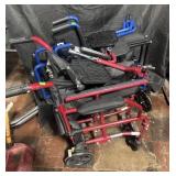 2- wheelchairs with footrests