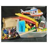 Assortment action figurines all types. Cars