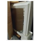 21 inch white medicine cabinet recessed or