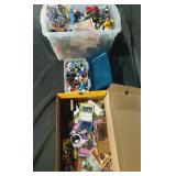 Box assorted transformers action figures. Box