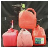 3 2gal gas cans 2.5 gal gas can