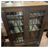 Vintage Wooden Display Cabinet 38 1/2ï¿½ x 15 1/2ï¿½