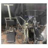 Workout Equipment: Bike, Healthrider, and row