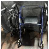 2- 4 Wheel foldable walkers