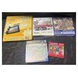 Puzzles with puzzle mat