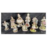 Group of porcelain figures