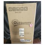 Outsunny 86' Garden Arch Arbor, Metal Arch