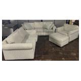 4 piece Bauhaus couch, loveseat, chair & ottoman,