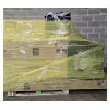 Freight long skid of Essential Items