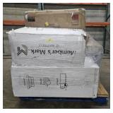 Freight skid of Essential Items