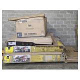 Long freight skid of Essential Items