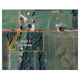 TRACT 1 - 5.03 ï¿½ AC; 1064 SF HOME AND 30ï¿½x45ï¿½ BARN