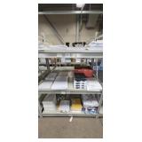 THREE SHELVES MISC LOOSE PAPER STOCKS