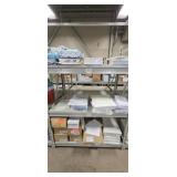 THREE SHELVES MISC ENVELOPE & LOOSE PAPER STOCK
