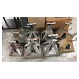4 SETS OF JACKSTANDS