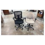 TWO DESK CHAIRS