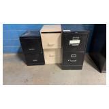 3 - TWO DRAWER FILING CABINETS