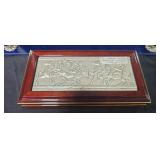 Sterling Silver Lided Box With Greek Scene