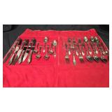 Six Settings Of Community Silver Plate Flat Ware