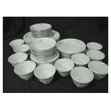 Set of Empress 'Blue Rose' China