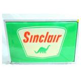 Sinclair Lighted Textured Lexan Sign in Metal Fram
