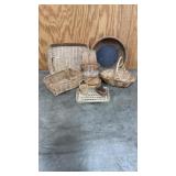 9 Woven Basket Grouping